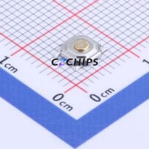 GT-TC084C-H015-L5 Tactile Switch SMD-4P,5.2x5.2mm Switch Single Pole Single Throw Round Button 1N Vertical Mount - Product Image 1