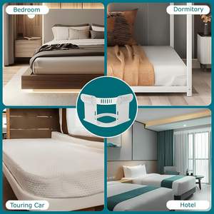 4 clips de plástico resistentes para sujetar esquinas, correas prácticas para colchones, aseguran las sábanas, no más sábanas sueltas, sujetadores de sábanas - Product Image 5