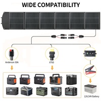 Chargeur de panneau solaire pliable 48V 400W pour camping en plein air randonnée RV voyage centrale électrique portable