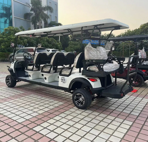 Nouveau véhicule électrique de luxe à 4 roues et 8 places, chariot de chasse et de golf en acier au carbone, moteur 5KW, vitesse maximale de 30 km/h, fabricant - Product Image 3