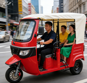 Mototaxi de 3 Ruedas con Motor de 3000W de Alta Potencia, Suspensión Independiente en los Ejes, Triciclo de Pasajeros, Taxi a Batería para <span class=keywords><strong>Asia</strong></span> - Product Image 4