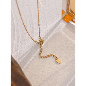 JINYOU 861 Collana con Ciondolo a Forma di Girasole, Tendenza Moda, Semplice, Placcata in <span class=keywords><strong>Oro</strong></span>, in Acciaio Inossidabile 316, Impermeabile - Product Image 6