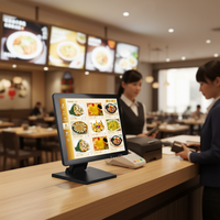 Moniteur tactile LED 17 pouces, écran tactile résistif 17 pouces pour machine de point de vente tactile