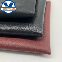 2025 PVC Faux Leather 100% Polyester Sofa Fabric Embossed Roll Car Upholstery Leather China Rexine Leather for Sofa