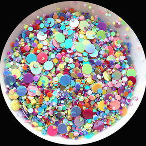 4000 Piezas de Lentejuelas Planas en Forma de Punto de 1-4 mm, Lentejuelas para Decoración de <span class=keywords><strong>Uñas</strong></span>, Manicura, Bodas, Confeti, Colores Variados - Product Image 2