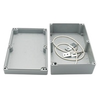 Boîte de moulage sous pression robuste, boîtier en aluminium étanche de haute qualité 222x145x75mm
