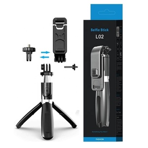 Monopié Inalámbrico 3 en 1 Portátil L02, Palo Selfie para Teléfono Móvil con Control Remoto, Superventas - Product Image 1