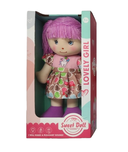 Poupées de chiffon en coton en peluche douce pour bébés filles garçons tout-petits My First Baby Doll <span class=keywords><strong>Poupée</strong></span> en tissu sensoriel lavable 20 30 40 CM - Product Image 2