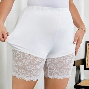 B641 Women's Breathable High-Rise Thin Lace <strong>Slip</strong> Shorts for Women <strong>Under</strong> <strong>Dresses</strong> Anti Chafing Breathable Boyshort Sexy Lingerie - Product Image 4