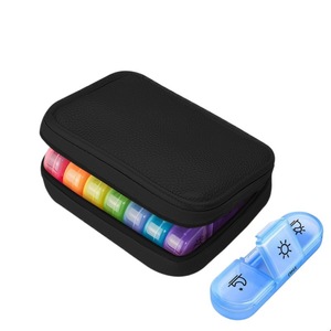 Pastillero de 7 días y 21 compartimentos con sellado y protección contra <span class=keywords><strong>el</strong></span> polvo, modelo de empaque para uso matutino, mediodía y nocturno - Product Image 3