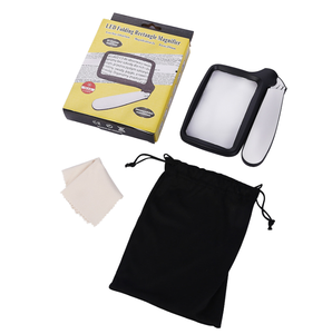 LED genggam kaca pembesar persegi panjang untuk membaca kaca pembesar Premium - Product Image 2