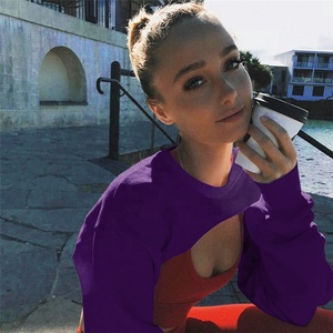 Sudadera Deportiva de Manga Larga con Capucha y Cuello Redondo para Mujer, Estilo Informal, de Algodón, Marca Privada - Product Image 5