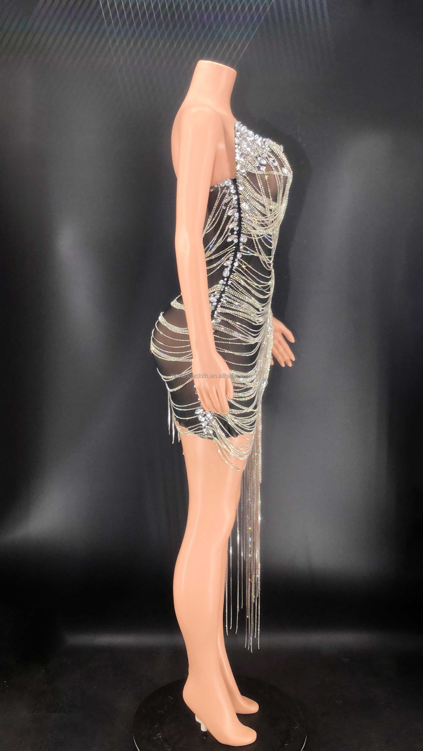 Music Festival Concert Dress - Sexy Mini Dress with Tassels