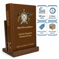 Carnet personnalisé à dos rond en cuir, reliure de luxe, couverture rigide pour cadeaux d'entreprise