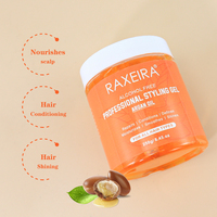 Gel capillaire à l'huile d'argan du Maroc, nourrit les cheveux et le cuir chevelu sans irritation, facile à laver, tenue forte et durable