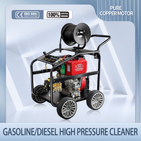 Nettoyeur Haute Pression Diesel de Qualité Commerciale 150 Bars, Nettoyeur à Jet d'Eau Puissant Portable pour Utilisation sur Véhicules