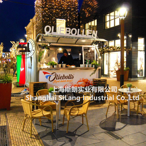 Used Mobile Kitchen Trailer Fast Breakfast <strong>Food</strong> Carts Coffee <strong>Truck</strong> and BBQ <strong>Food</strong> <strong>Trucks</strong> <strong>Sale</strong> in Germany for Candy Application - Product Image 4