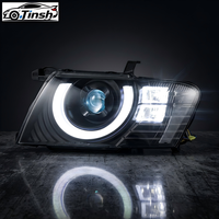 Conjunto de Faros Delanteros para Mitsubishi Pajero V73 2004-2011, Estilo V77 Mejorado, LED DRL, Señal de Giro Secuencial, 12V, Nuevo