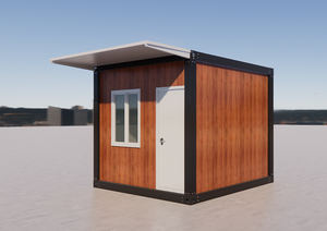 DXH su misura 10ft prefabbricato Flat Pack Container casa per senzatetto rifugio di emergenza rifugiato piccola casa Africa palestina Gaza - Product Image 2