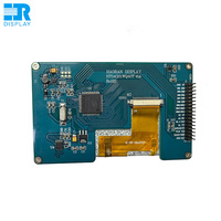 Papan Pengontrol Modul LCD TFT 4.3 Inci 800X480 SSD1963 MCU 16bit Antarmuka Sentuh Resistif Antisilau 16LED Lampu Latar 500CD/M2