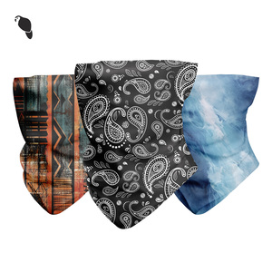 Vente en gros Bandana tubulaire en soie glacée personnalisé Couvre-chef rafraîchissant sans couture pour pêche sportive Bandana Couvre-chef - Product Image 2