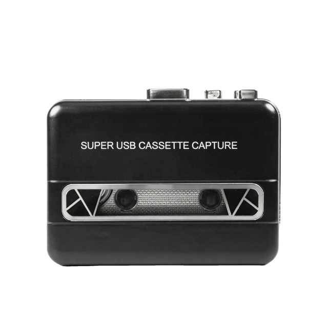 2026 New Portable USB Cassette to MP3 Converter Walkman Cassette Player with Built-in Speaker Dual Channel for Outdoor Learning