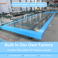 Fenêtre de visualisation sous-marine commerciale en PMMA, panneaux acryliques structurels en plexiglas pour piscine
