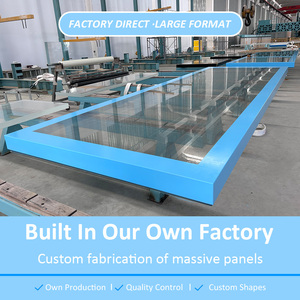 Fenêtre de visualisation sous-marine commerciale en PMMA, panneaux acryliques structurels en plexiglas pour piscine - Product Image 4