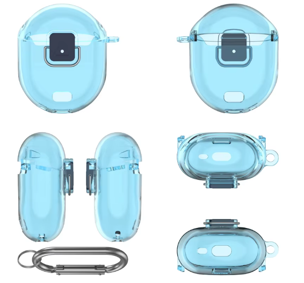 Bleu transparent