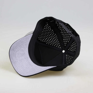 Casquettes vierges à 6 panneaux, logo personnalisé en caoutchouc PVC, chapeau de plage de surf, chapeau de golf imperméable, casquettes de baseball, casquettes de sport - Product Image 4