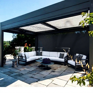 <span class=keywords><strong>Gazebo</strong></span> Bioclimático Impermeable Moderno de Primera Calidad para Terraza Exterior, <span class=keywords><strong>Gazebo</strong></span> Eléctrico con Persianas, <span class=keywords><strong>Gazebo</strong></span> de Aluminio con Toldo - Product Image 1
