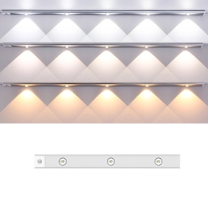 Barra de luz LED inteligente ultrafina de alta calidad con sensor de cuerpo humano, longitud: 40cm espacio plata <span class=keywords><strong>libro</strong></span> <span class=keywords><strong>linterna</strong></span> ornamento soporte LED - Product Image 1
