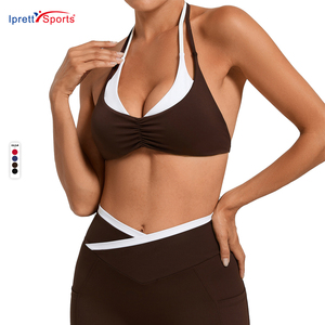 Soutien-gorge de sport respirant à maintien élevé avec design dos serré et lien tour de cou, idéal pour le yoga, la fitness et la <span class=keywords><strong>course</strong></span> à <span class=keywords><strong>pied</strong></span> pour femmes - Vente en gros à succès - Product Image 1