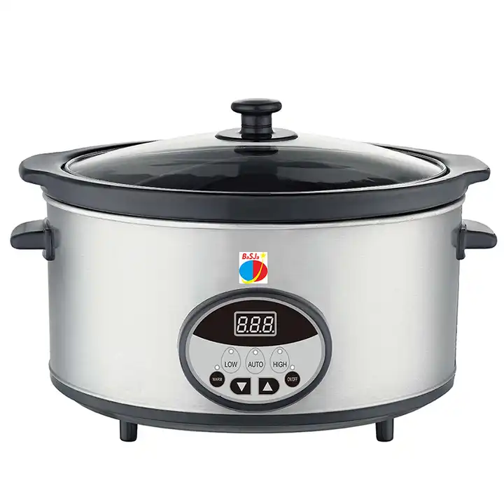 3 QT Slow Cooker Black, Cool-touch Handles, Removable Inner