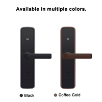Serrure de porte magnétique intelligente RFID pour hôtel LOCKAI K8, en alliage d'aluminium durable, antivol, étanche, avec carte mémoire, installation facile