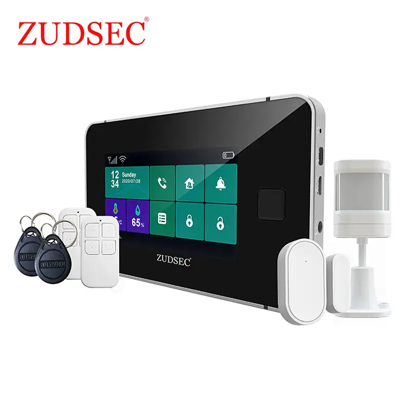 Vingerafdruk Intruder Smart Home Security Draadloze Wifi/Gsm Alarmsysteem Voor Thuis Alarm Met Ip Camera