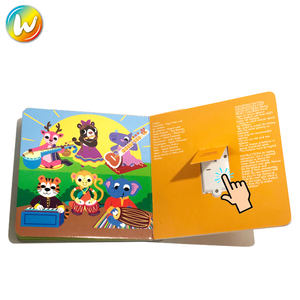 Impresión de Libros de Sonido Musicales Personalizados para Bebés, Libro Electrónico Interactivo para Niños con Sonidos de Animales en Inglés, con Botón de Audio - Product Image 6