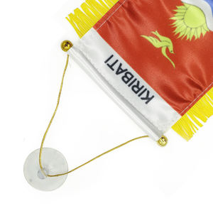 <span class=keywords><strong>Bandera</strong></span> <span class=keywords><strong>de</strong></span> <span class=keywords><strong>Kiribati</strong></span> Personalizada con Logotipo, Impresión Digital, Material Satinado, para Colgar en el Retrovisor del Coche y Decoración del Hogar, 2026 - Product Image 5