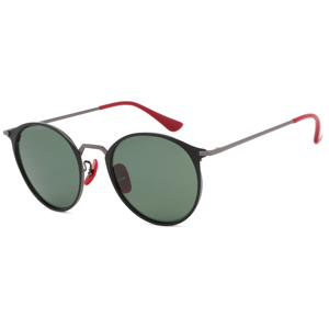 Gafas de sol redondas con montura completa, lentes marrones degradados, protección solar unisex para adultos, protección UV 100% - Product Image 5