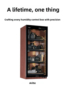 Armoire transparente anti-humidité Elite avec serrure à empreinte digitale <span class=keywords><strong>et</strong></span> mot de passe pour équipement photographique professionnel <span class=keywords><strong>et</strong></span> stockage de thé 70L - Product Image 3