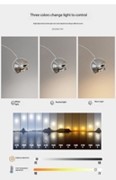 Lampe sur pied LED en fer de style nordique post-moderne pour salon et hôtel, design contemporain, grande taille
