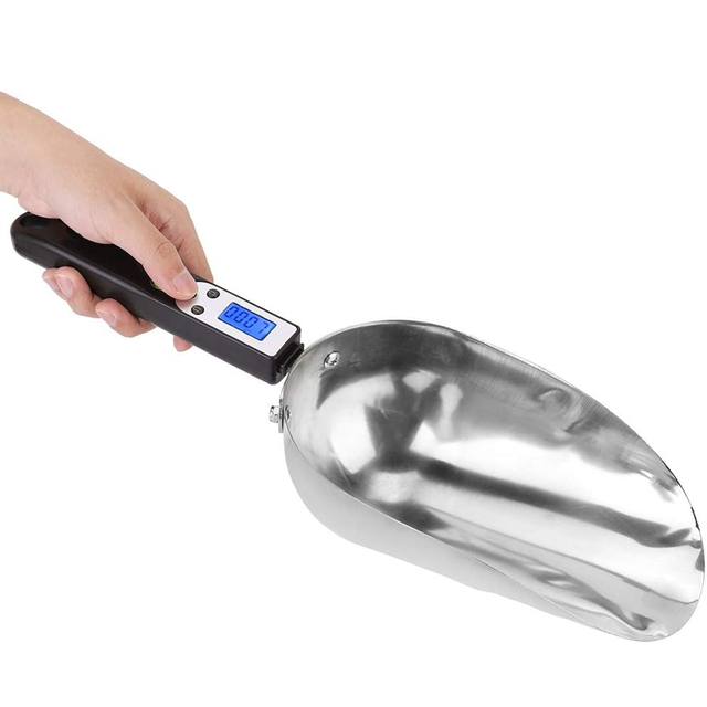 Stainless Steel Pet Spoon Food Scale Kitchen Professional Spoon Weight Scale 5kg Digital Measuring Spoon Scale