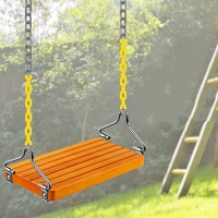 Siège de balançoire en bois rustique pour adultes enfants balançoire d'arbre suspendue pour une utilisation intérieure et extérieure pour cour de gymnastique arrière-cour meubles d'extérieur