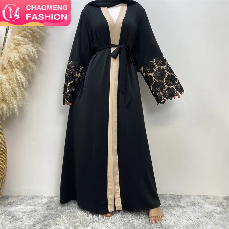 1502 # Hot Venda Nova Nida Abaya Para Mulheres Vestidos Muslimah Abaya Hijab Meninas das Mulheres de Alta Qualidade Moda 2023 Roupa Das Senhoras