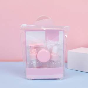 Juego de botellas de viaje recargables, portátiles de plástico con cabezal pulverizador para artículos de tocador faciales 6.13.1 - Product Image 1