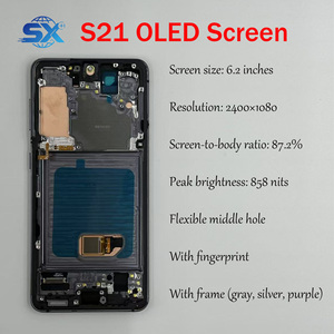 Chất lượng cao Màn hình OLED thay thế cho Samsung cho Galaxy S21 bao gồm cả khung điện thoại di động <span class=keywords><strong>LCD</strong></span> - Product Image 3