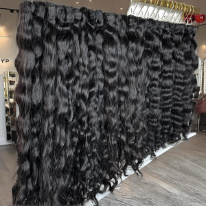 Extensions de Cheveux Humains Remy Ondulés Naturels Prêts à Expédier, Cheveux Vierges Bruts Birmans Bouclés pour Femmes Noires, 100g, Toutes Couleurs - Product Image 2