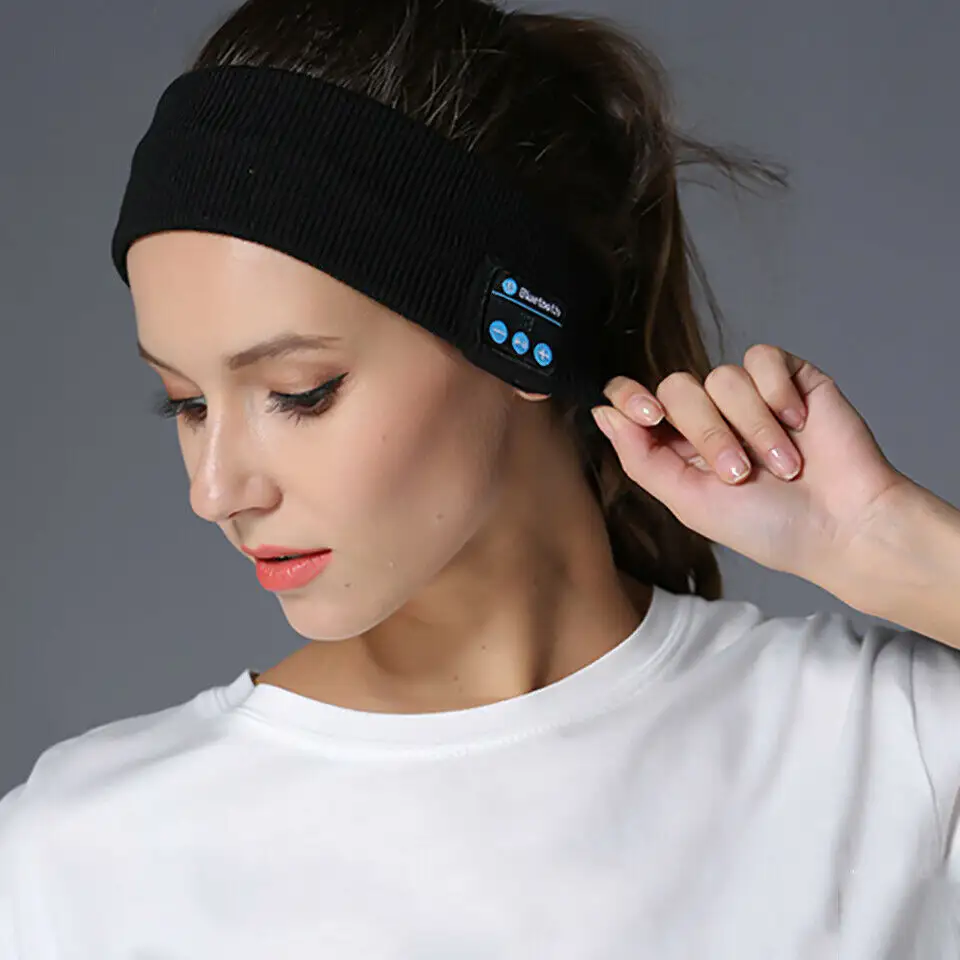 2022 뜨거운 판매 수면 BT V5.0 머리띠 헤드셋 무선 이어폰 스포츠 HD 스테레오 헤드폰