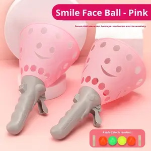 Jeu de lancer et de capture de balles en plastique pour enfants, équipement d'entraînement de flipper, jeu en paire pour l'extérieur, vente en gros - Product Image 3