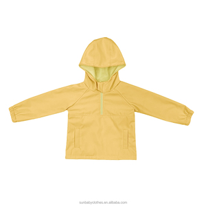 Venta caliente Unisex 1/4 Bolsillos con cremallera <span class=keywords><strong>Cortavientos</strong></span> impermeable para bebés Niños y niñas - Product Image 3